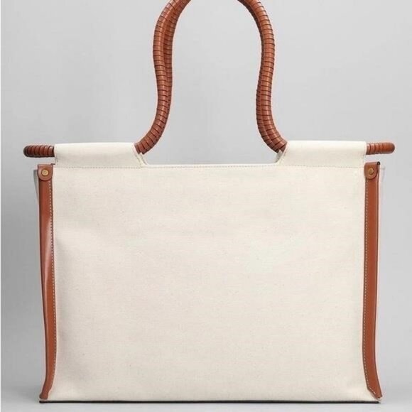 New Authentic New Authentic ISABEL MARANT Toledo Canvas Tote Bag - Picture 9 of 14